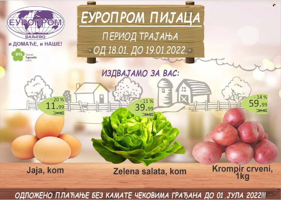 Europrom katalog - 18.01.2022 - 19.01.2022. Stranica 1