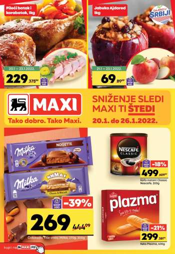 Maxi katalog - 20.01.2022 - 26.01.2022.