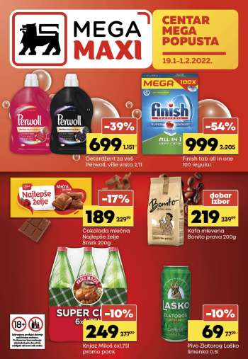 Mega Maxi katalog - 19.01.2022 - 01.02.2022.