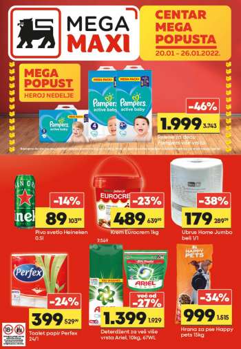 Mega Maxi katalog - 20.01.2022 - 26.01.2022.