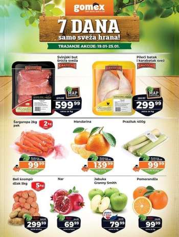 Gomex katalog - 19.01.2022 - 25.01.2022.