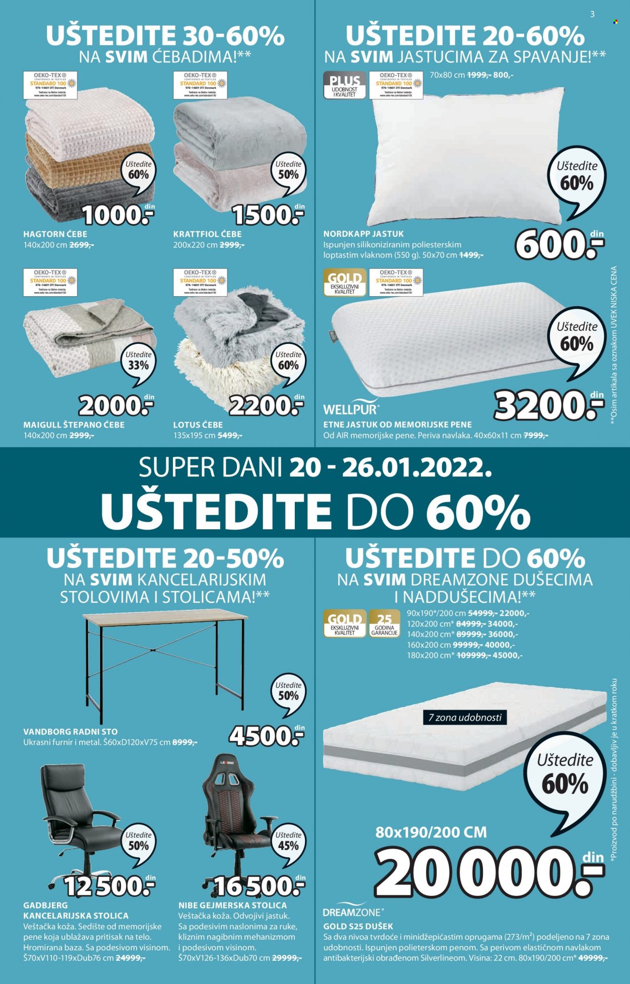 JYSK katalog - 20.01.2022 - 02.02.2022. Stranica 3
