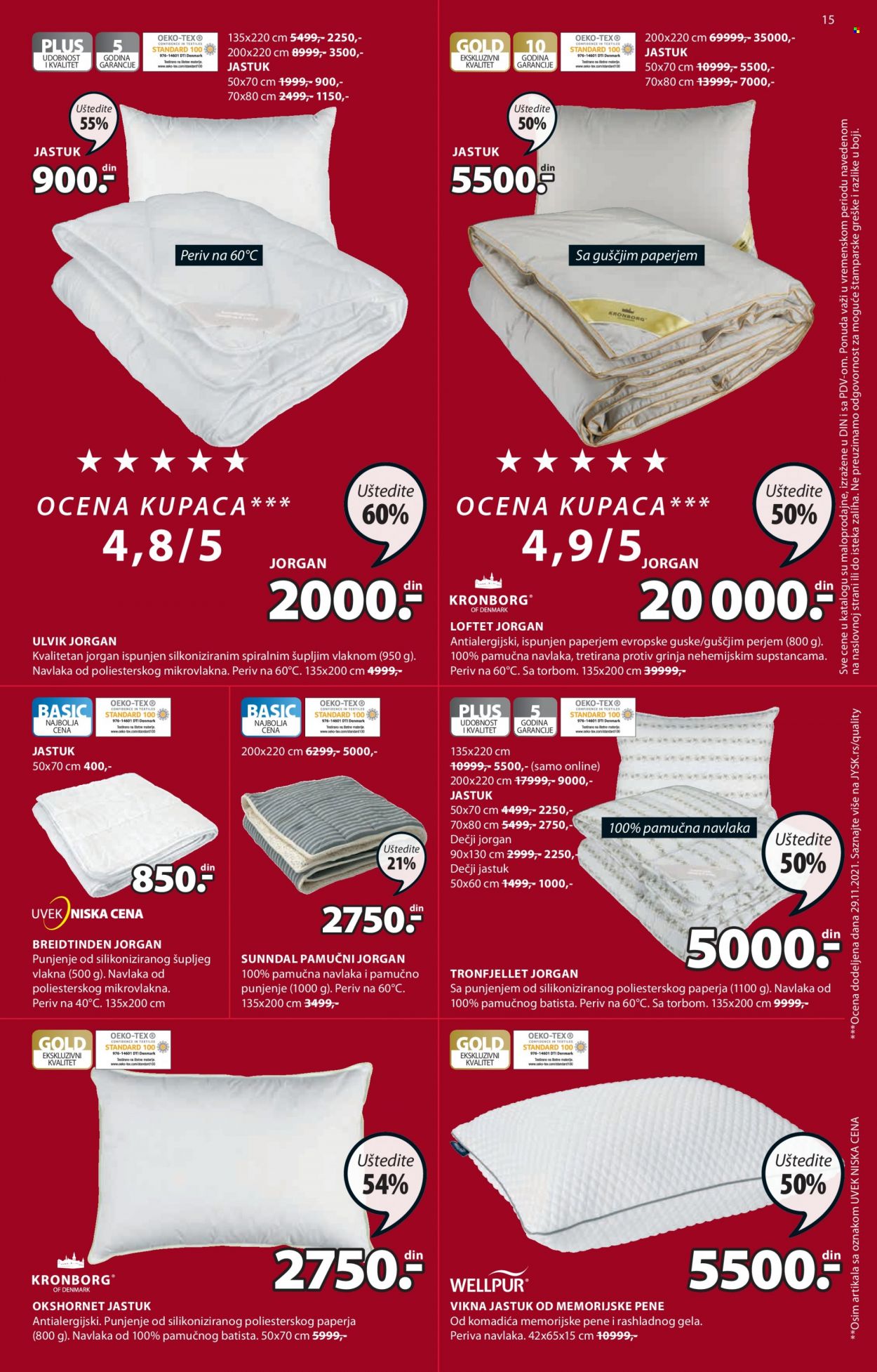 JYSK katalog - 20.01.2022 - 02.02.2022. Stranica 15