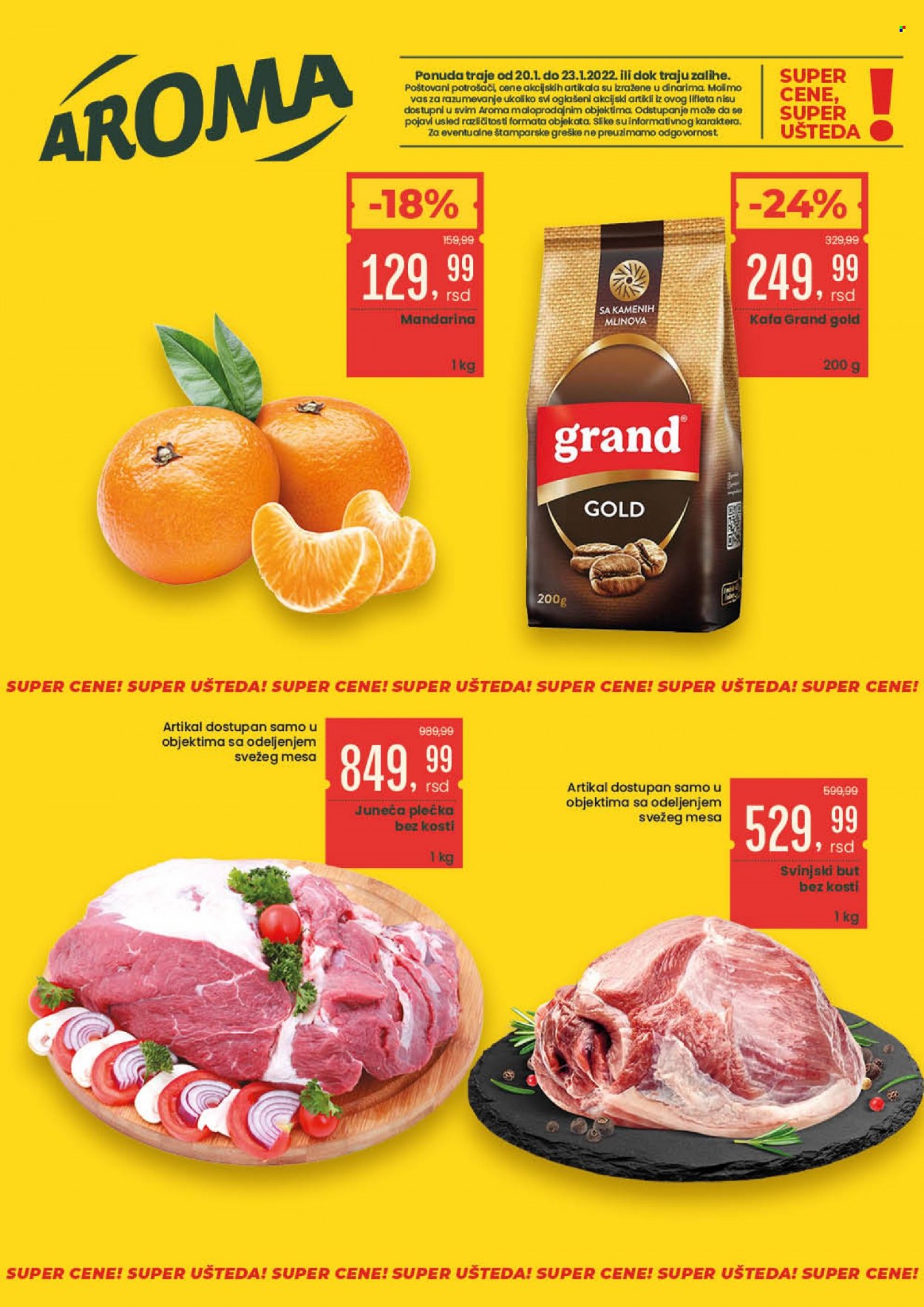 Aroma Market katalog - 20.01.2022 - 23.01.2022. Stranica 1