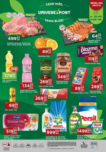 Univerexport katalog - 21.01.2022 - 27.01.2022.