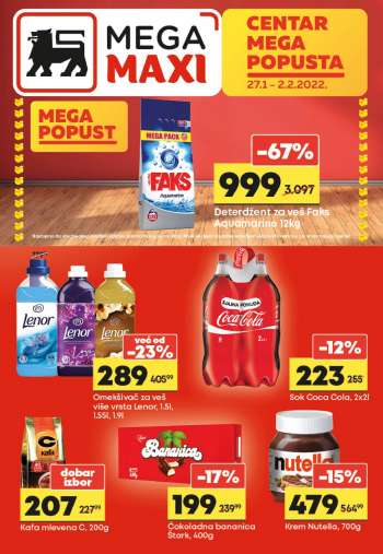 Mega Maxi katalog - 27.01.2022 - 02.02.2022.