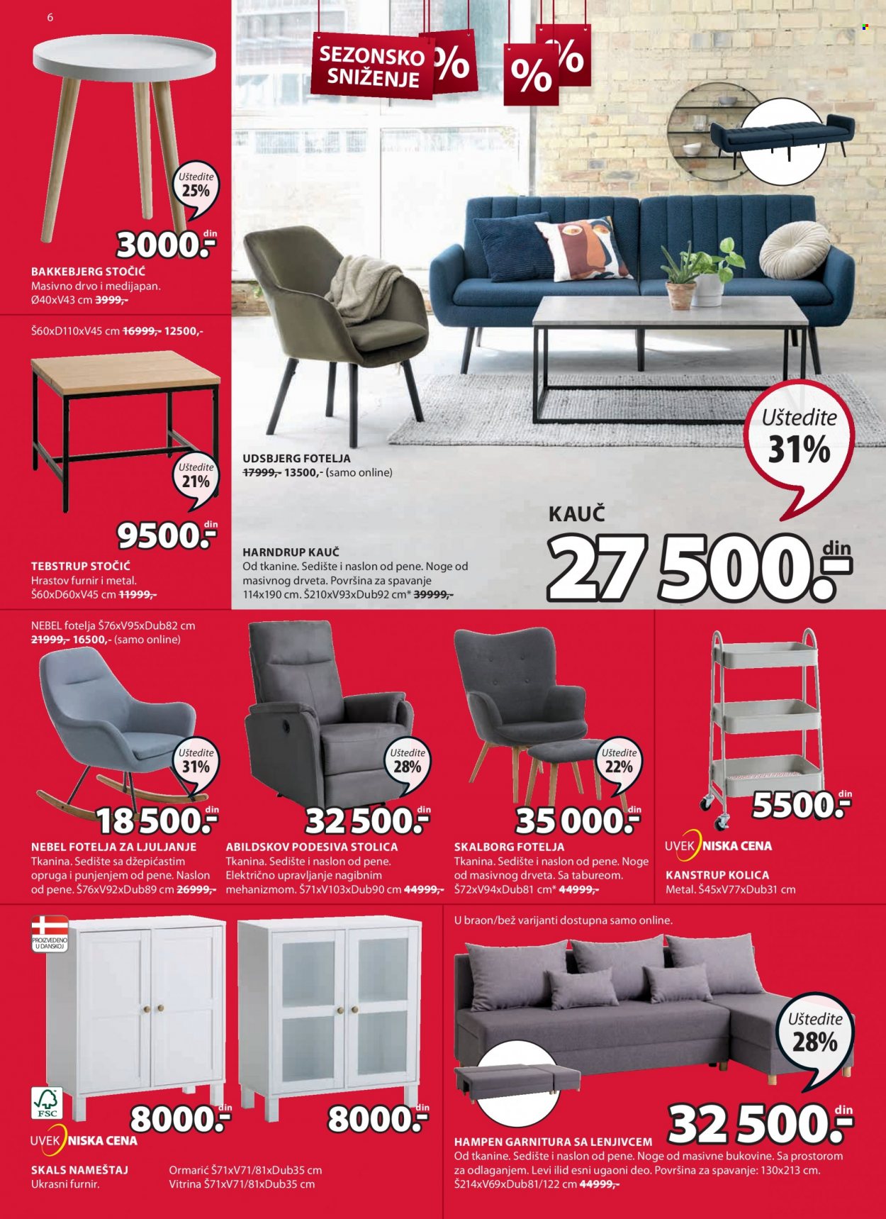 JYSK katalog - 27.01.2022 - 09.02.2022. Stranica 6