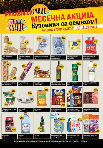 Prodavnica Sunce katalog - 27.01.2022 - 16.02.2022.
