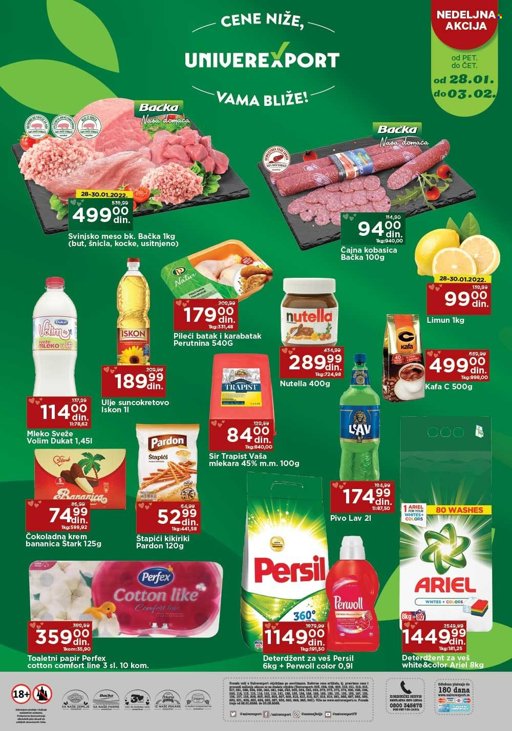Univerexport katalog - 28.01.2022 - 03.02.2022. Stranica 1