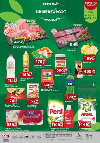 Univerexport katalog - 28.01.2022 - 03.02.2022.