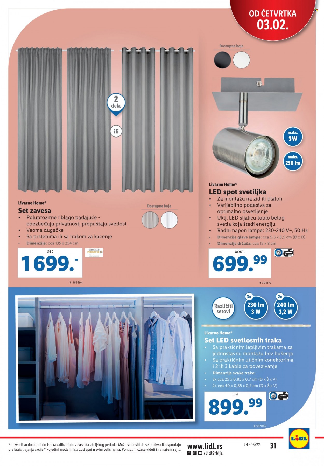 Lidl katalog - 03.02.2022 - 09.02.2022. Stranica 31