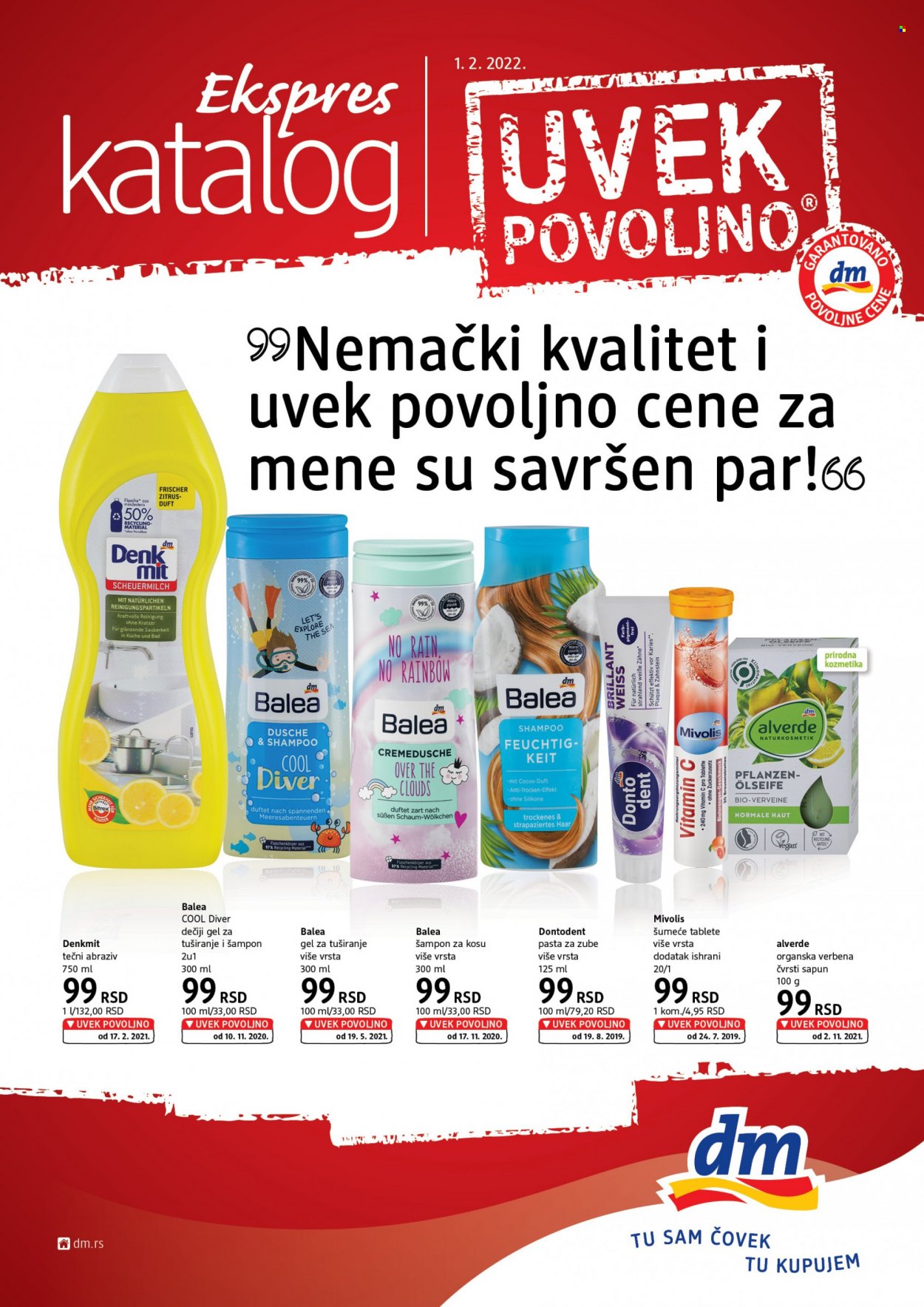 dm drogerie katalog. Stranica 1