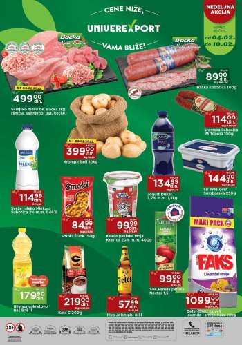 Univerexport katalog - 04.02.2022 - 10.02.2022.