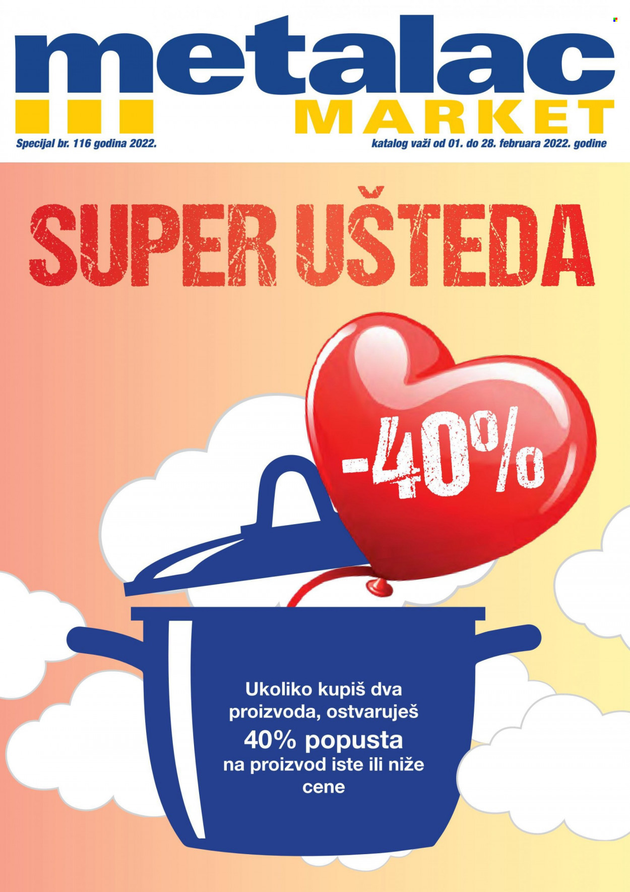 Metalac Market katalog - 01.02.2022 - 28.02.2022. Stranica 1