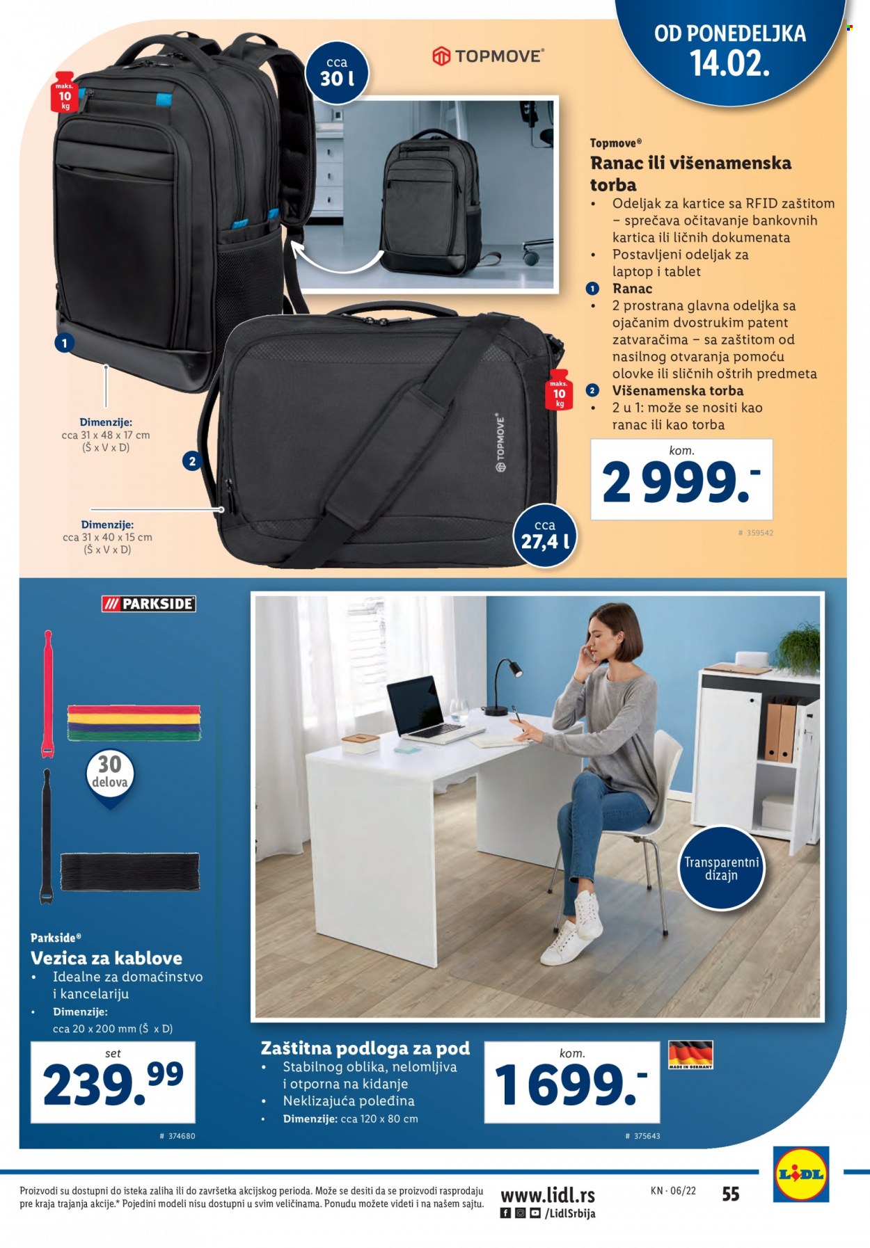 Lidl katalog - 10.02.2022 - 16.02.2022. Stranica 55