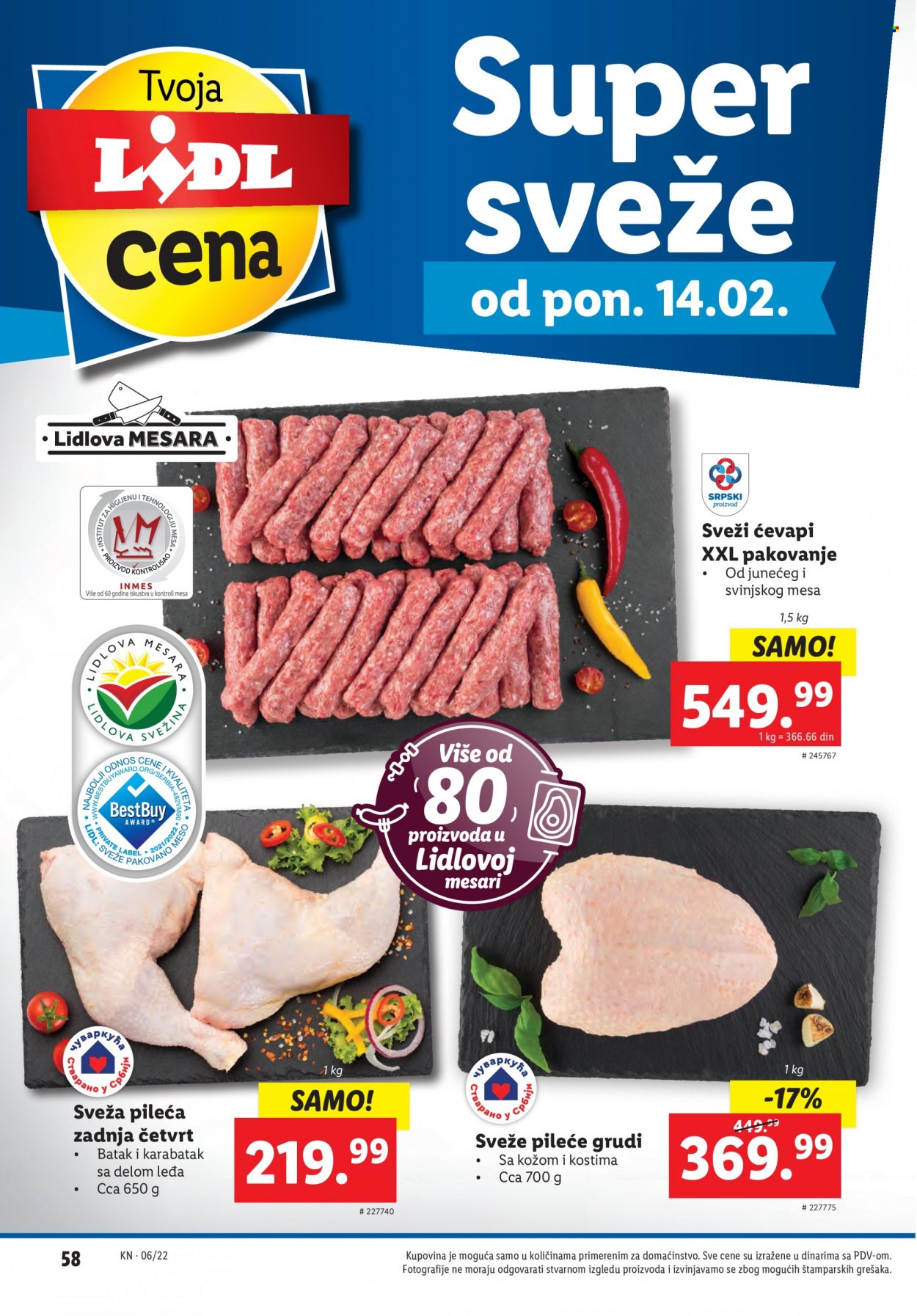 Lidl katalog - 10.02.2022 - 16.02.2022. Stranica 58