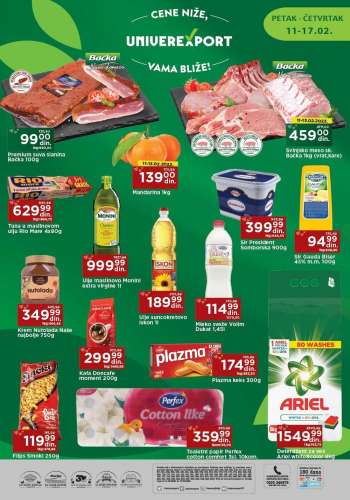 Univerexport katalog - 11.02.2022 - 17.02.2022.