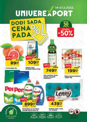 Univerexport katalog - 14.02.2022 - 27.02.2022.