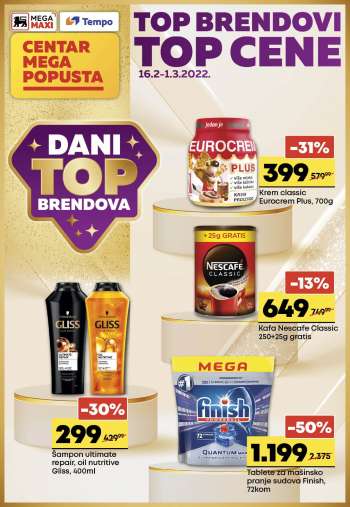 Mega Maxi katalog - 16.02.2022 - 01.03.2022.