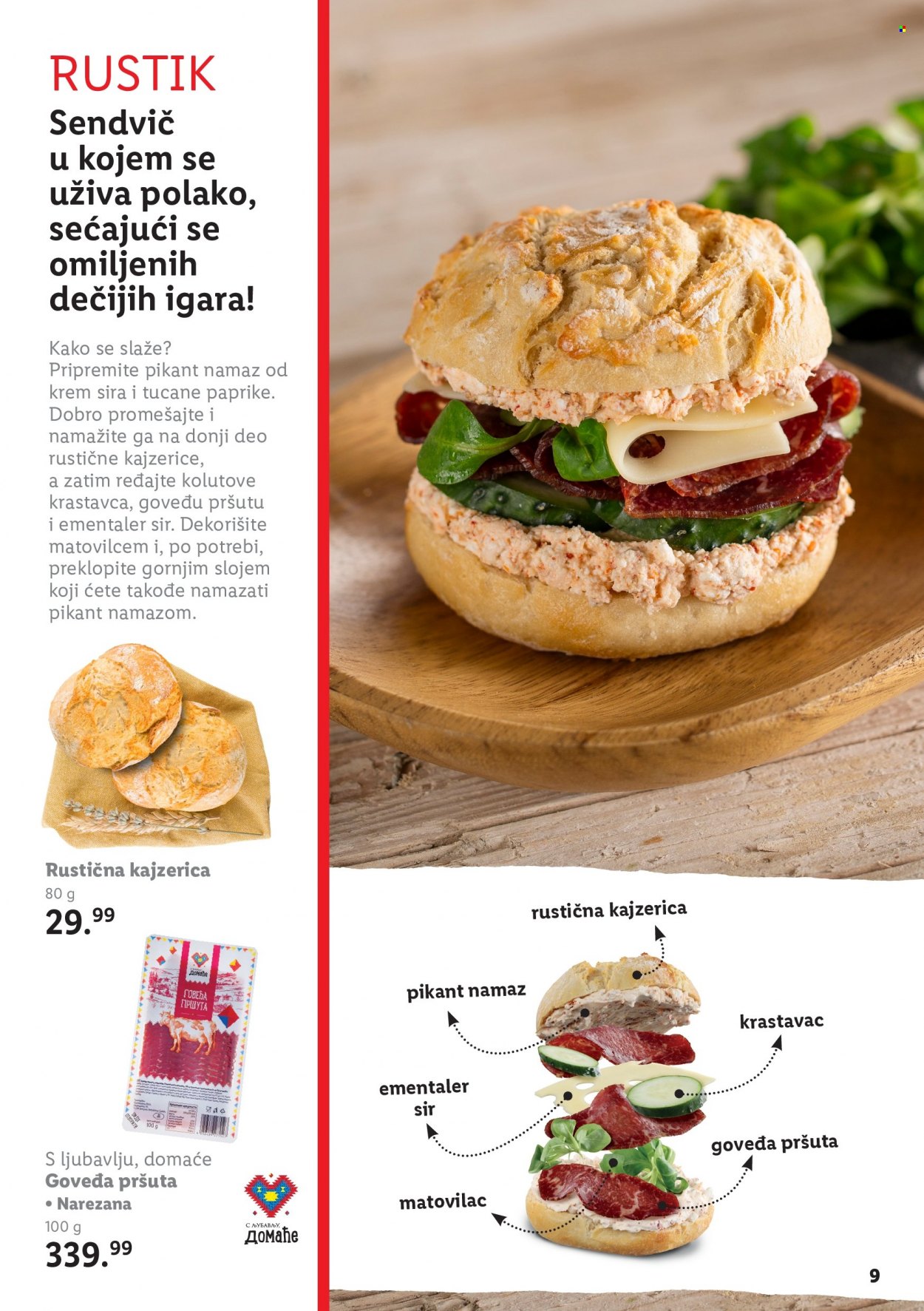 Lidl katalog. Stranica 9