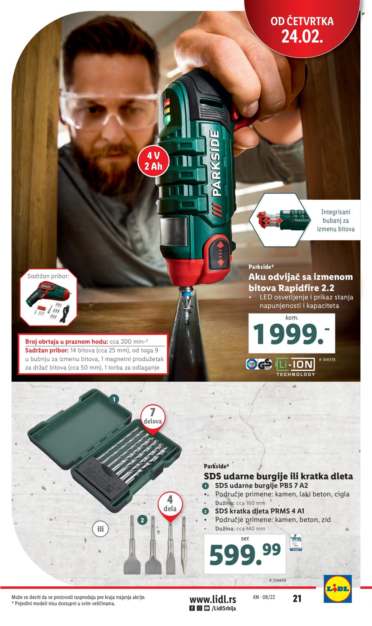 Lidl katalog - 24.02.2022 - 02.03.2022. Stranica 21