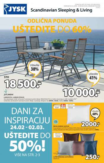 JYSK katalog - 24.02.2022 - 09.03.2022.