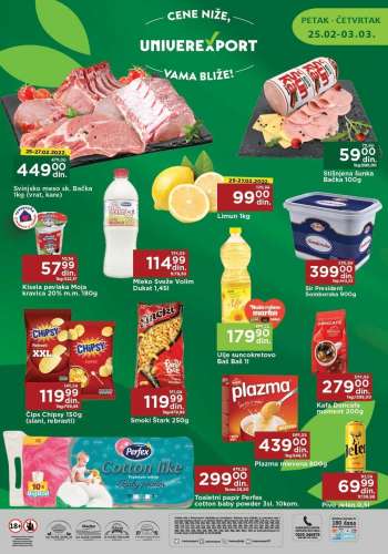 Univerexport katalog - 25.02.2022 - 03.03.2022.