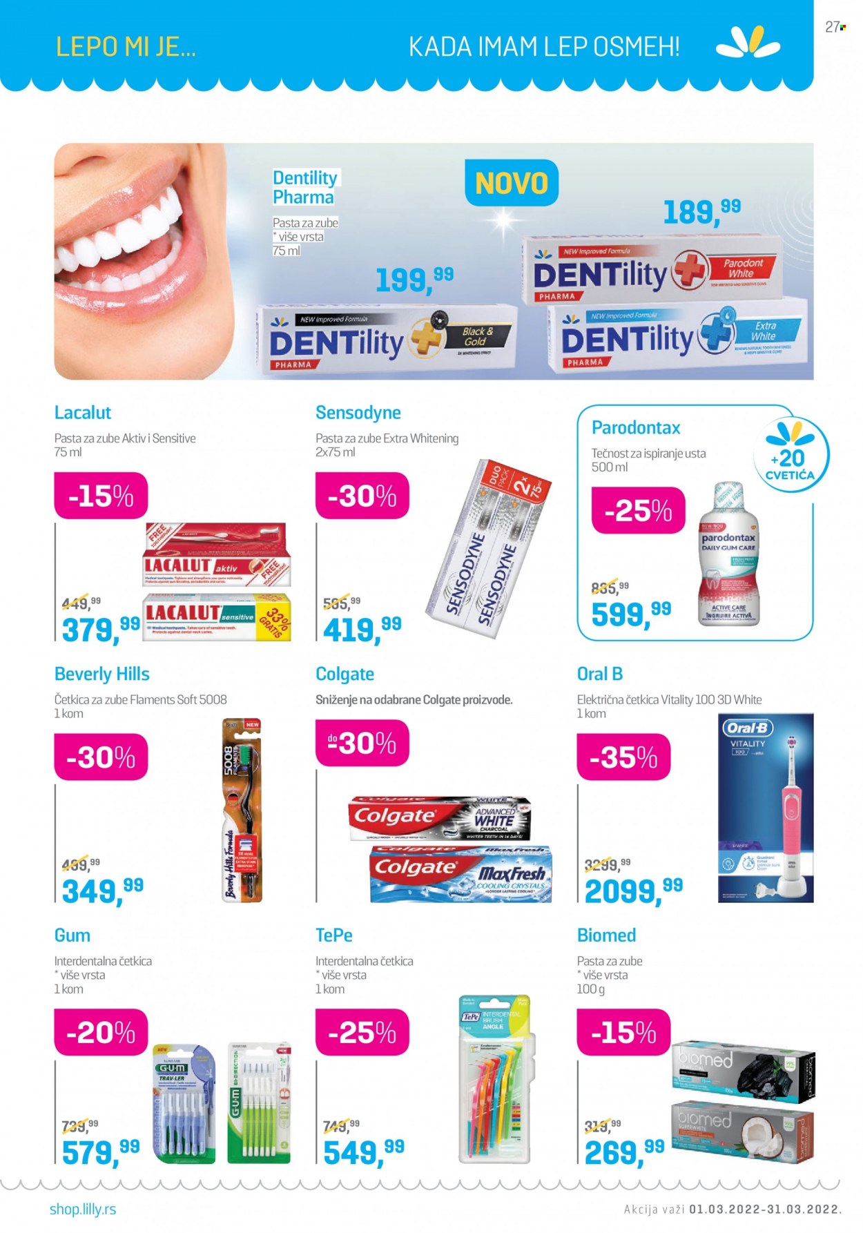 Lilly Drogerie katalog - 01.03.2022 - 31.03.2022. Stranica 27