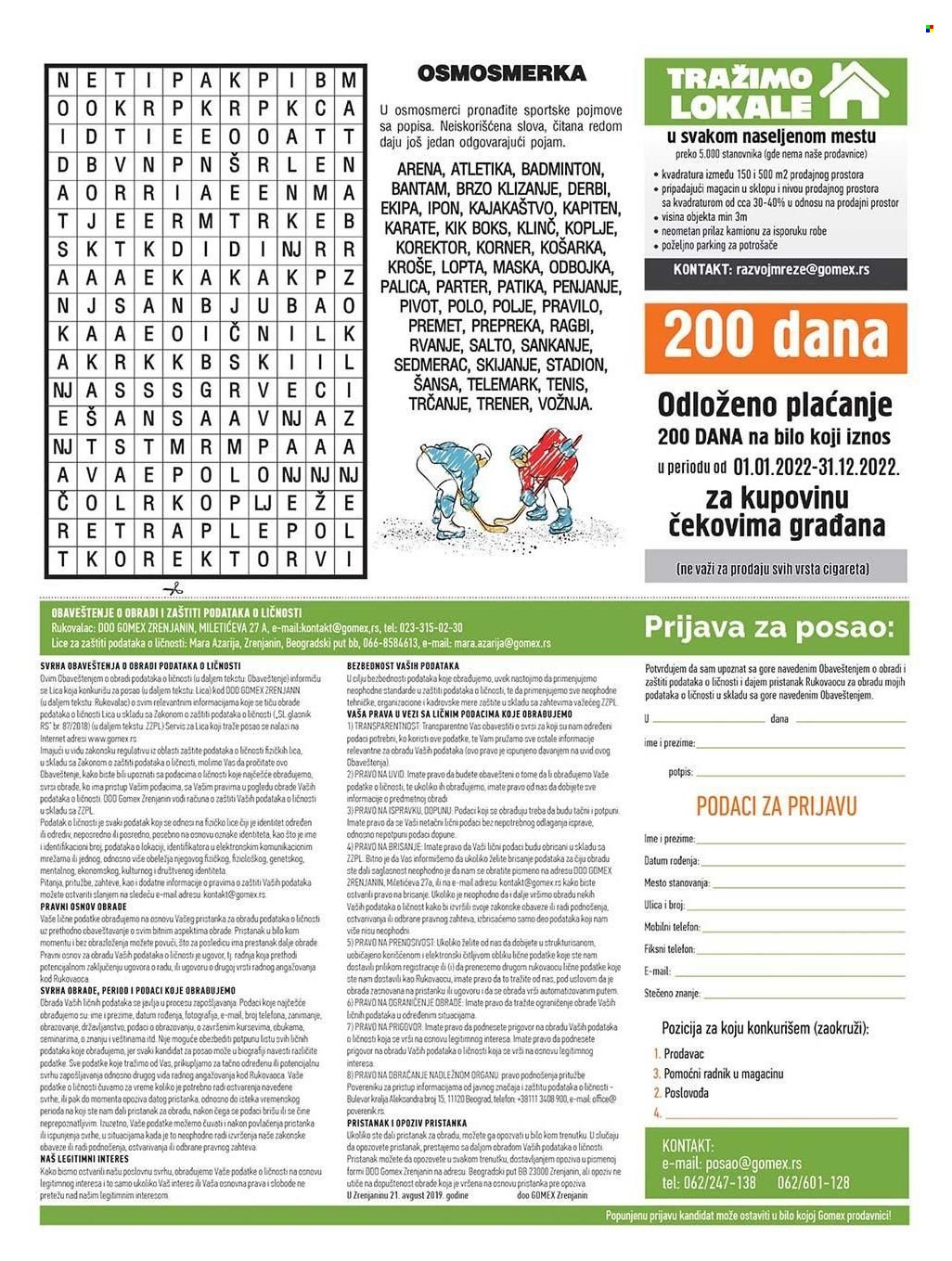 Gomex katalog - 04.03.2022 - 17.03.2022. Stranica 31