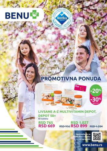 BENU katalog - 01.03.2022 - 31.03.2022.