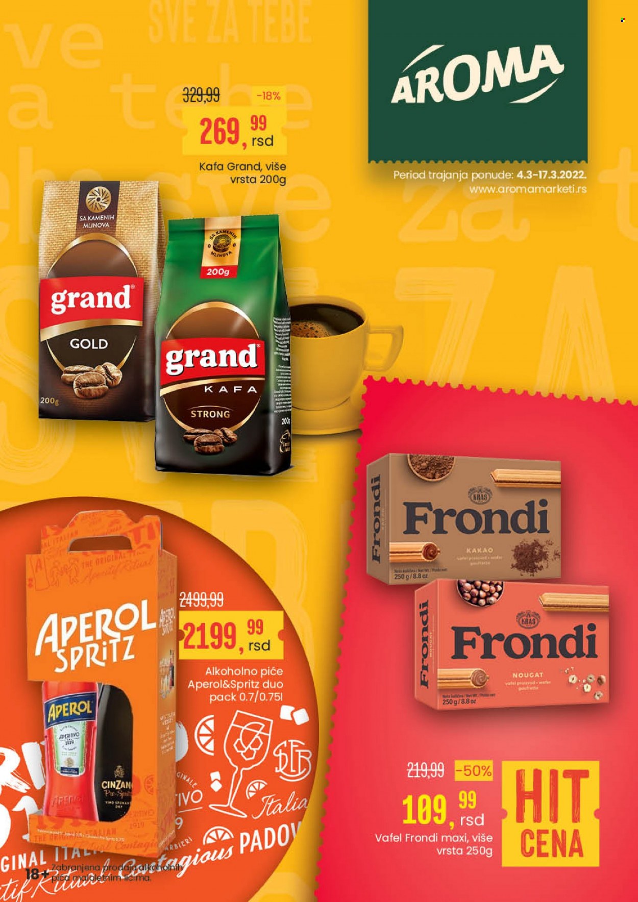 Aroma Market katalog - 04.03.2022 - 17.03.2022. Stranica 1