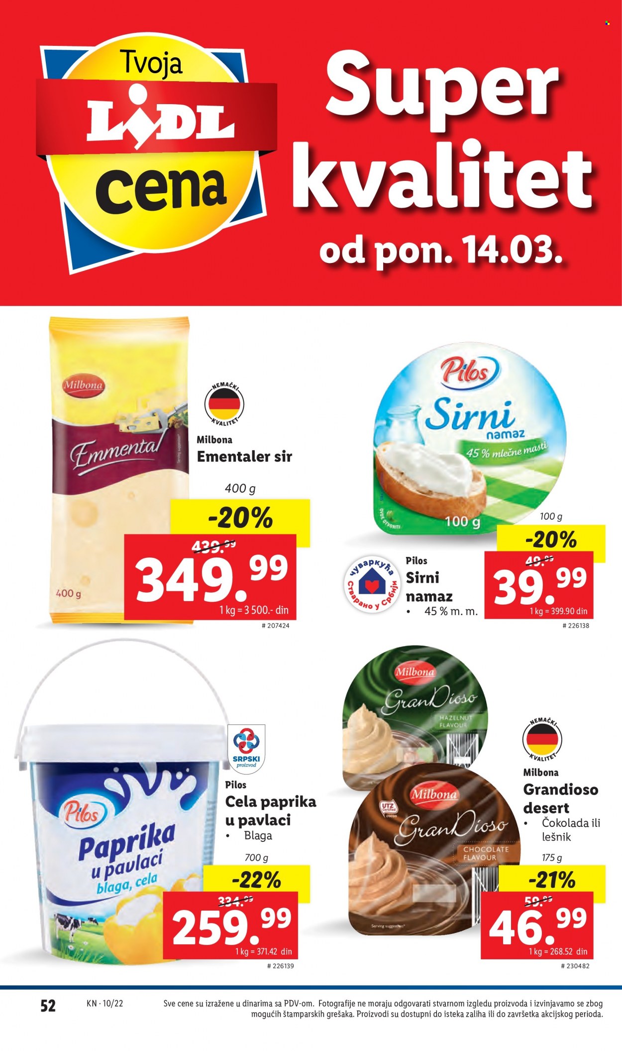 Lidl katalog - 10.03.2022 - 16.03.2022. Stranica 52