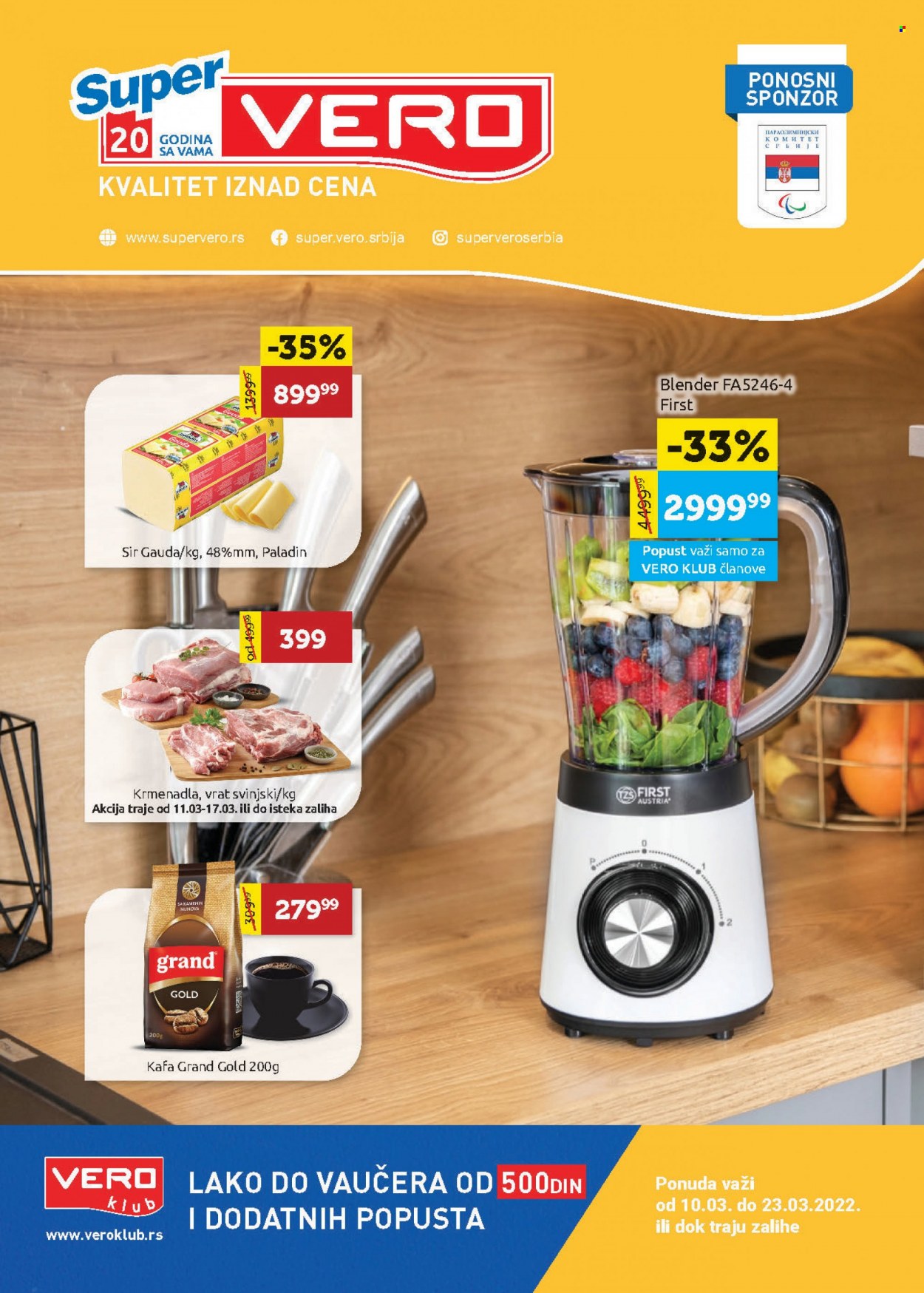SuperVERO katalog - 10.03.2022 - 23.03.2022. Stranica 1