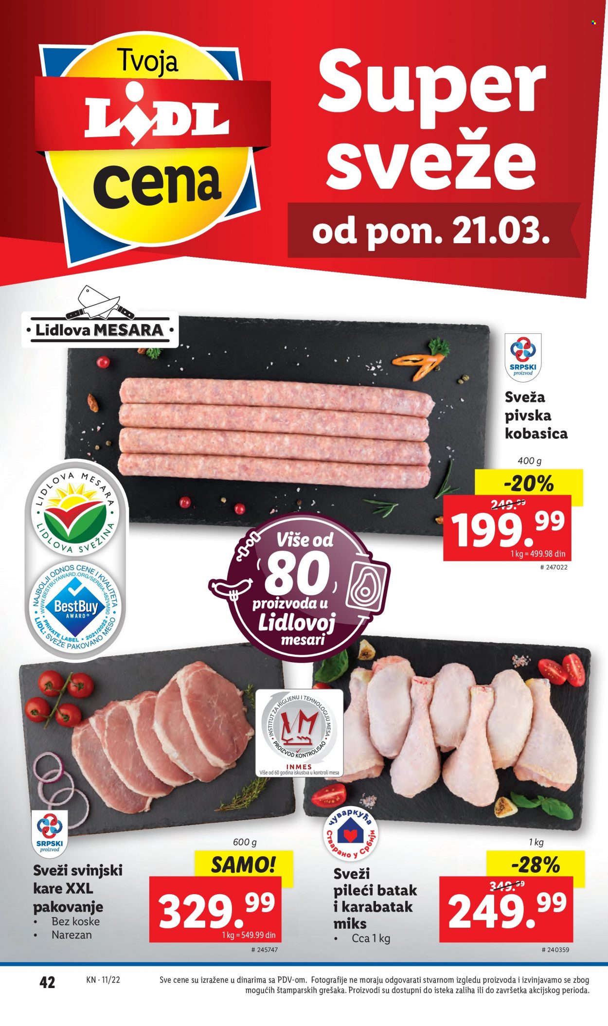 Lidl katalog - 17.03.2022 - 23.03.2022. Stranica 42