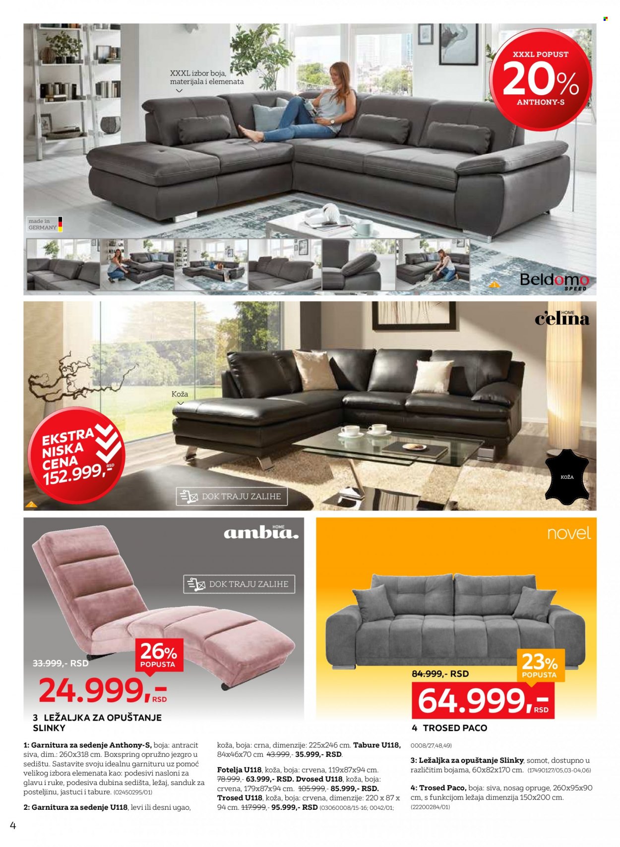 Lesnina XXXL katalog - 14.03.2022 - 03.04.2022. Stranica 4