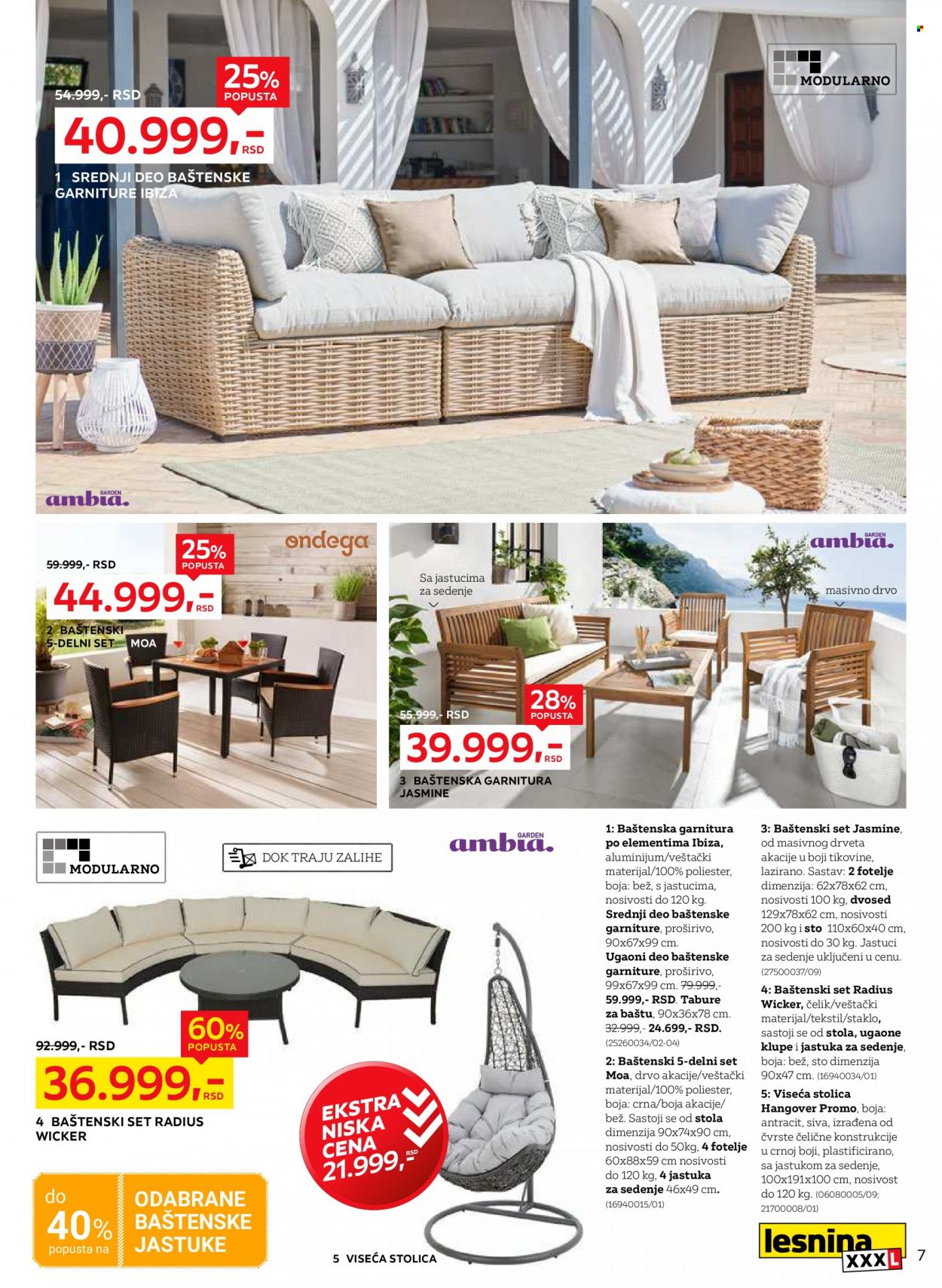 Lesnina XXXL katalog - 14.03.2022 - 03.04.2022. Stranica 7