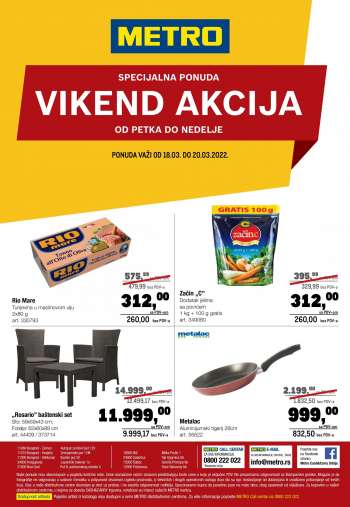 Metro katalog - 18.03.2022 - 20.03.2022.