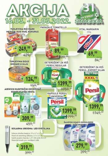 Sinagoga katalog - 16.03.2022 - 31.03.2022.