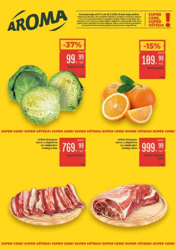 Aroma Market katalog - 17.03.2022 - 20.03.2022.