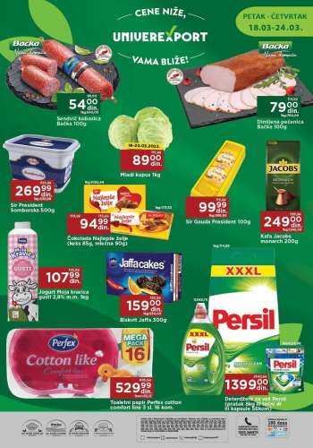 Univerexport katalog - 18.03.2022 - 24.03.2022.