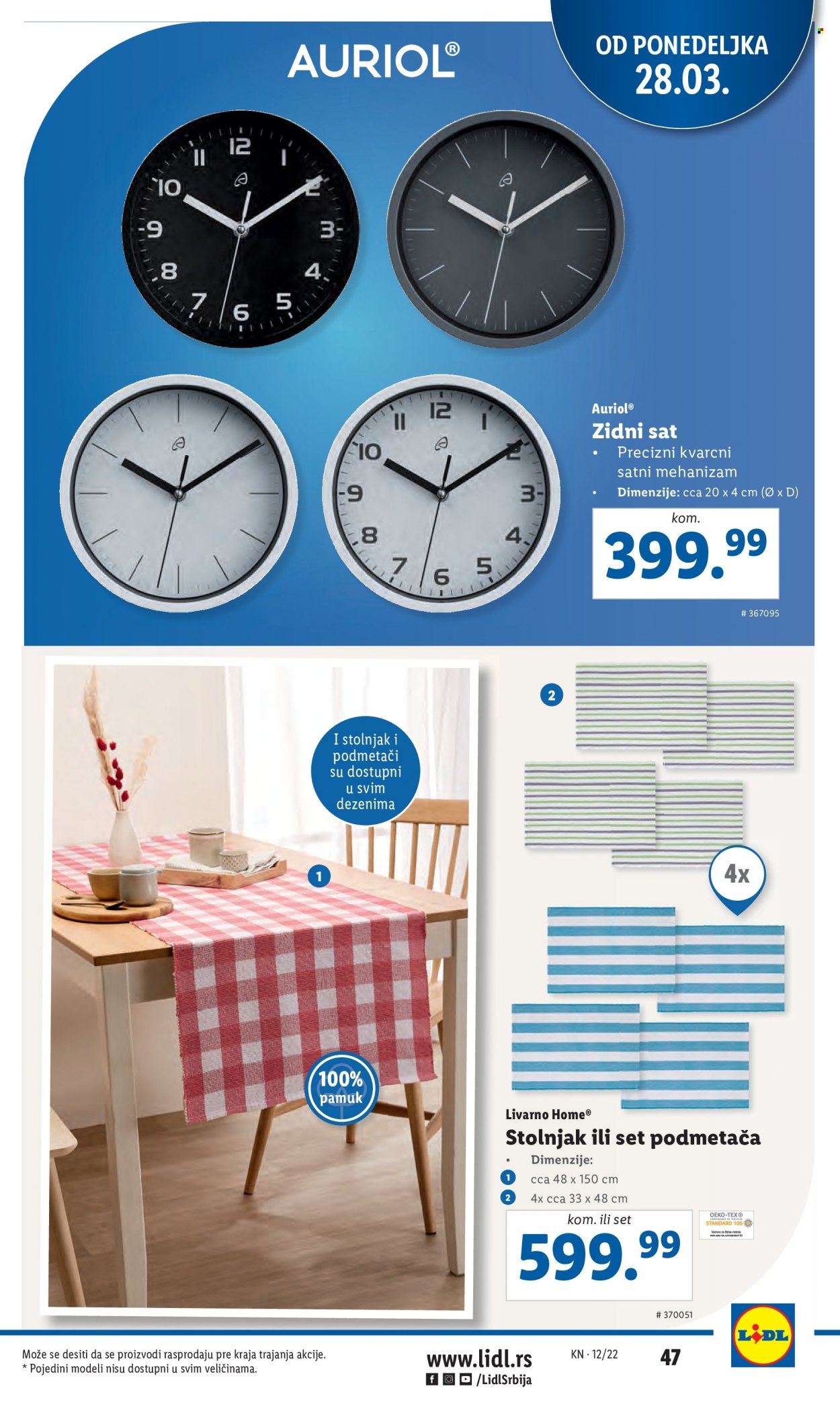 Lidl katalog - 24.03.2022 - 30.03.2022. Stranica 47