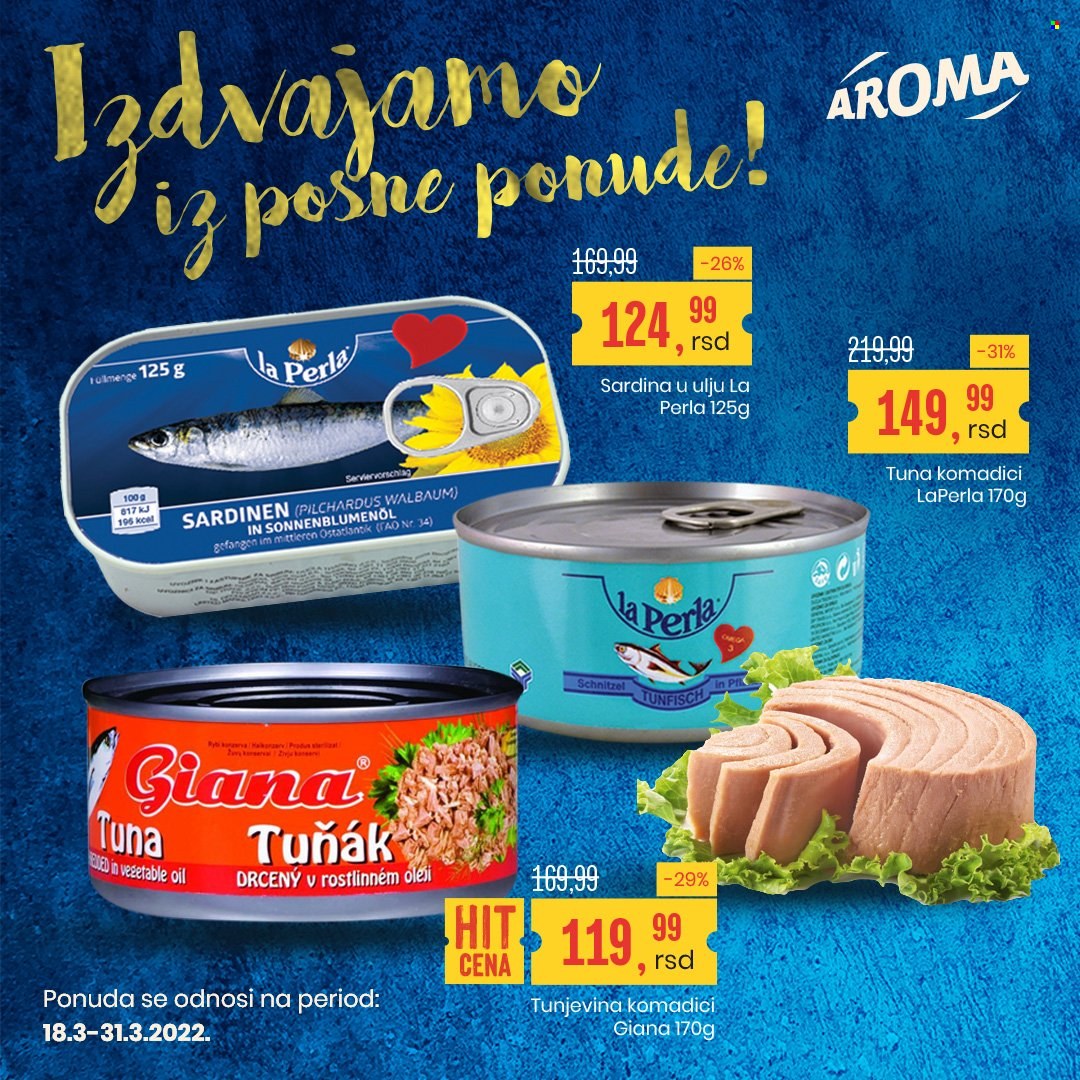 Aroma Market katalog - 18.03.2022 - 31.03.2022. Stranica 1