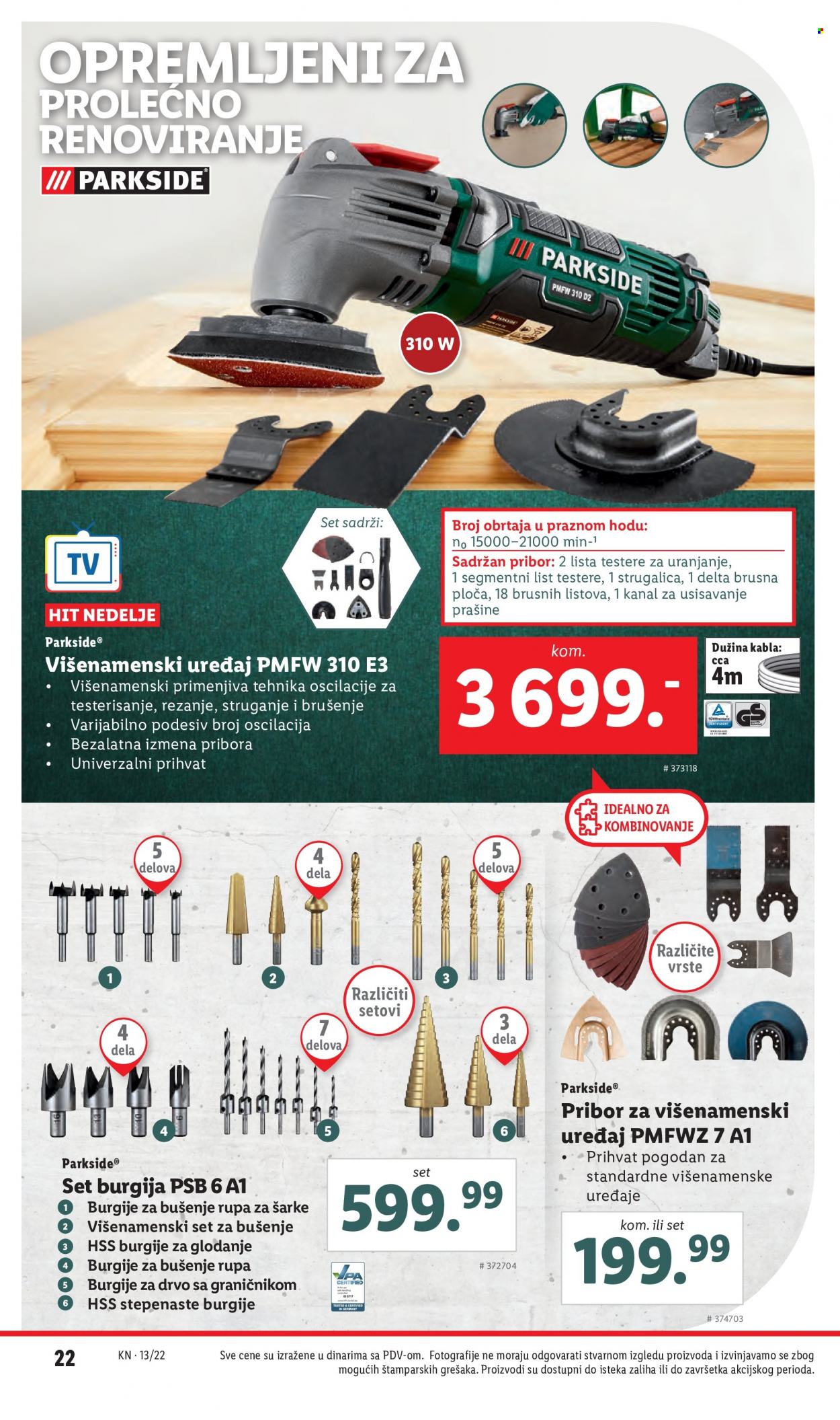 Lidl katalog - 31.03.2022 - 06.04.2022. Stranica 22