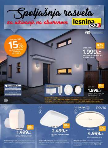 Lesnina XXXL katalog - 28.03.2022 - 30.04.2022.