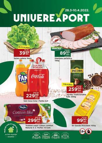 Univerexport katalog - 28.03.2022 - 10.04.2022.