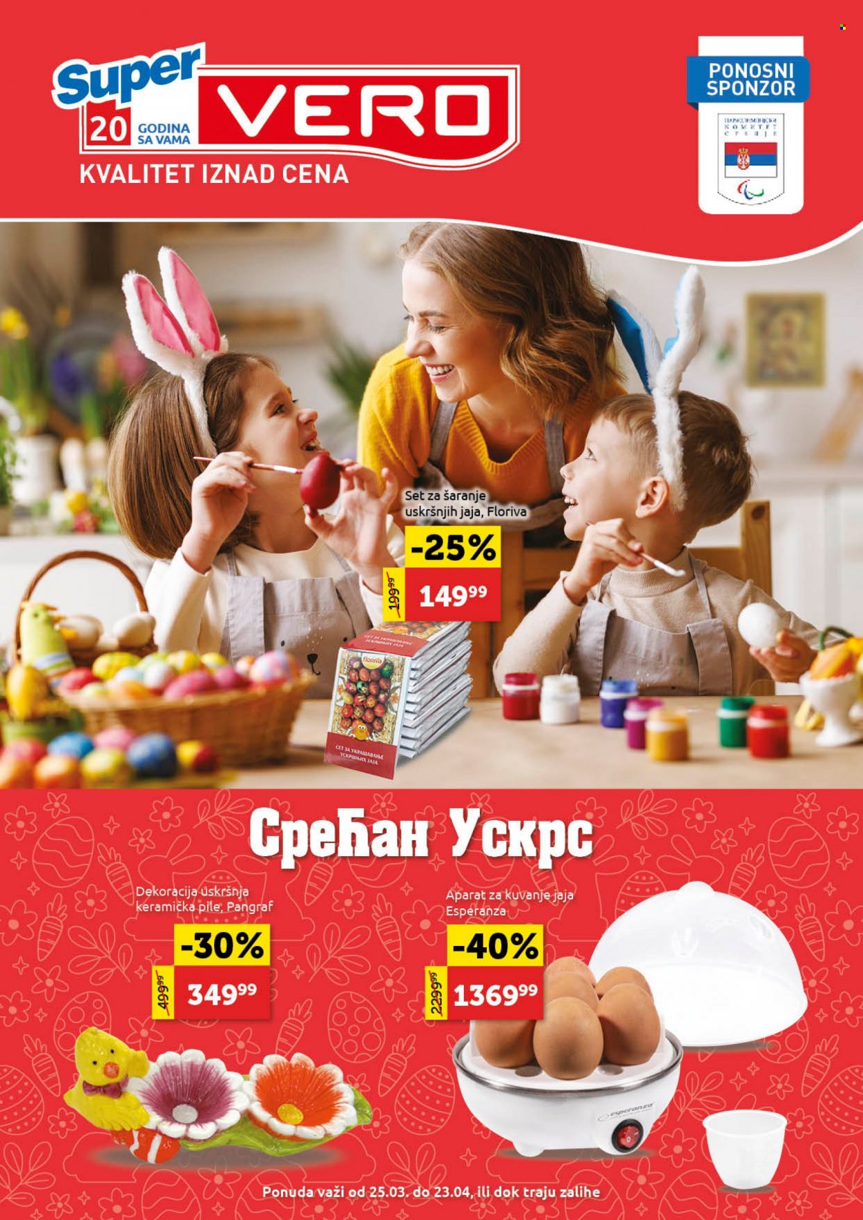 SuperVERO katalog - 25.03.2022 - 23.04.2022. Stranica 1