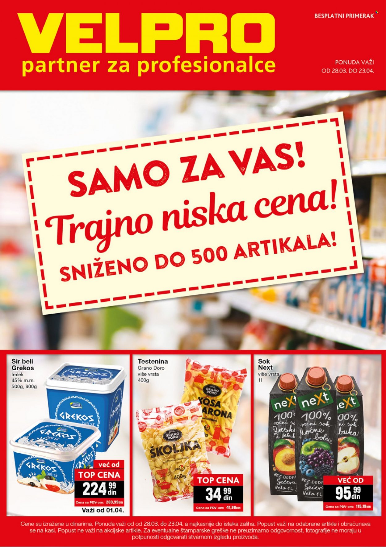 Velpro katalog - 28.03.2022 - 23.04.2022. Stranica 1