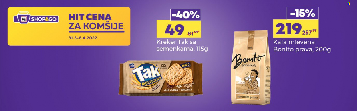 Shop & Go katalog - 31.03.2022 - 06.04.2022. Stranica 1