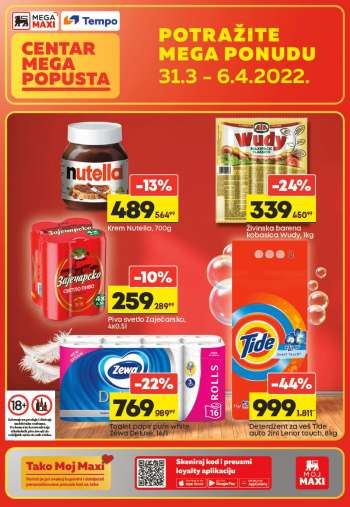 Mega Maxi katalog - 31.03.2022 - 06.04.2022.