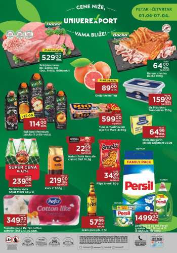 Univerexport katalog - 01.04.2022 - 07.04.2022.